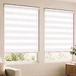 VOUNOT - Lot de 2 Store enrouleur jour nuit double 90x150cm Blanc - vignette