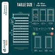 VOUNOT - Lot de 2 Store enrouleur jour nuit double 80x150cm Gris - vignette