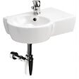 CERSANIT - Lavabo gain de place 49.5 cm avec vasque décentrée à gauche - Nano - vignette