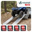 VOUNOT - Lot de 2 rampe de chargement 135cm en acier galvanise - vignette