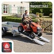 VOUNOT - Rampe de chargement pliable Lot de 2 pcs en acier galvanise 160cm - vignette