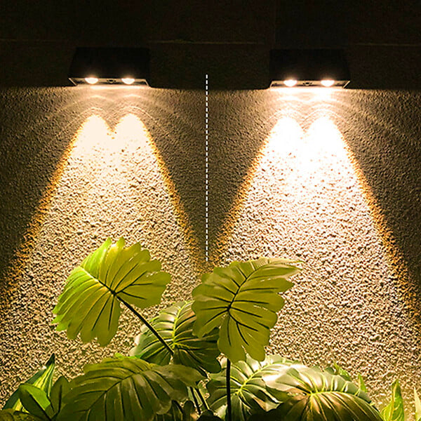 LUMISKY - 4 Appliques murales solaires KYLA H6cm - large