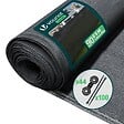 VOUNOT - Brise vue occultant en HDPE 90g/m² 1.8x20m avec attaches de fixation anthracite - vignette