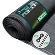 VOUNOT - Brise vue occultant en HDPE 90g/m² 1x10m avec attaches de fixation anthracite - vignette