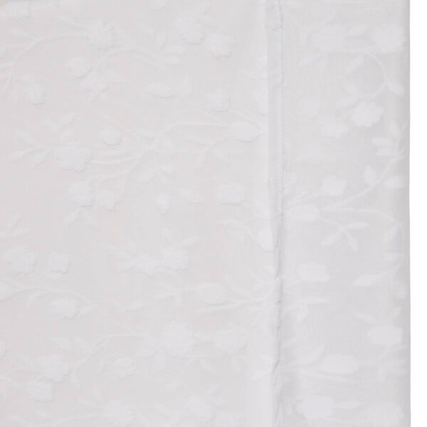 ATMOSPHERA - Voilage "Lazi" fleur blanc 140x240cm - large