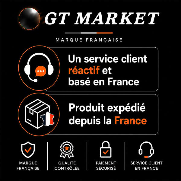 GT MARKET - Réservoir pression à vessie vertical - 100 litres - large