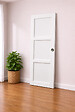 GD MENUISERIES - Porte Coulissante Korya Blanc 3 panneaux H204 x L73 cm, Coquilles - vignette