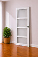 GD MENUISERIES - Porte Coulissante Tana blanc Vitrée H204 x L73 cm, Coquilles - vignette