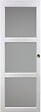 GD MENUISERIES - Porte Coulissante Kenya blanc Vitrée H204 x L83 cm, Coquilles - vignette