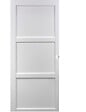 GD MENUISERIES - Porte Coulissante Korya Blanc 3 panneaux H204 x L73 cm, Coquilles blanc - vignette