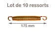 KANGUI - KANGUI Lot de 10 ressorts Gold 175 mm pour trampoline de jardin - vignette