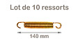 KANGUI - KANGUI Lot de 10 ressorts Gold 140 mm pour trampoline de jardin - vignette