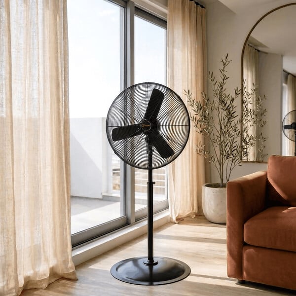 GARLAND - Ventilateur sur pied GARLAND TURBO 24P-V23 Noir - large