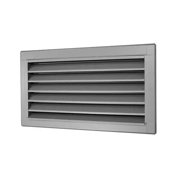 RENSON - Grille murale à encastrer F1 anodisé argent moustiquaire inox 41153 - 500 x 300 mm - RENSON - 9087 - large