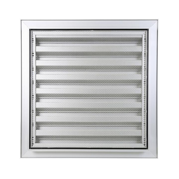 RENSON - Grille murale à encastrer F1 anodisé argent moustiquaire inox 41153 - 500 x 300 mm - RENSON - 9087 - large