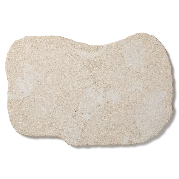 RO'MA NATURE - Pas japonais Irrégulier Pierre de l'Atlas Beige 60-40x3 cm (à l'unité) - large
