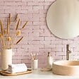 RO'MA NATURE - Carrelage Zellige Marocain Rose Pale 5x15 cm (vendu par 1 m²) - vignette