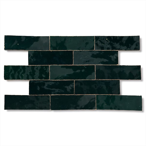 RO'MA NATURE - Carrelage Zellige Marocain Bleu Océan 5x15 cm (vendu par 1 m²) - large