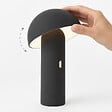 LUMISKY - Lampe de table sans fil TOD Noir H28cm - vignette