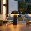 LUMISKY - Lampe de table sans fil TOD Noir H28cm - vignette