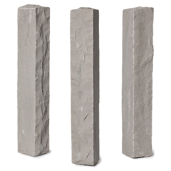 RO'MA NATURE - Piquet Grès Kandla Gris 50x8x8 cm (à l'unité) - large
