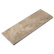 RO'MA NATURE - Dessus de marche Travertin Beige Nuancé 100x33x3 cm Bord Droit (à l'unité) - vignette