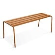 OVIALA - Banc de jardin en acier Caramel - Palavas - vignette