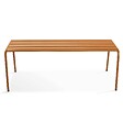OVIALA - Banc de jardin en acier Caramel - Palavas - vignette