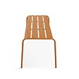 OVIALA - Banc de jardin en acier Caramel - Palavas - vignette