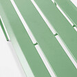 OVIALA - Banc de jardin en acier vert sauge - Palavas - vignette