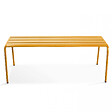 OVIALA - Banc de jardin en acier jaune - Palavas - vignette