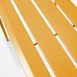 OVIALA - Banc de jardin en acier jaune - Palavas - vignette