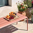 OVIALA - Banc de jardin en acier argile - Palavas - vignette
