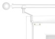 CESSOT - 2 supports pour fenetre 2 battants d19-20 blanc - vignette