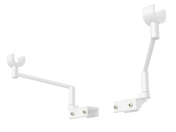 CESSOT - 2 supports pour fenetre 2 battants d19-20 blanc - large