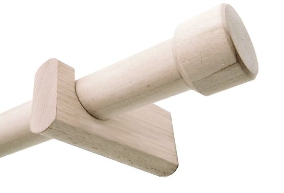 CESSOT - Kit tringle bois moderne d28 180cm - large