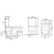 SWISS AQUA TECHNOLOGIES - Swiss Aqua Technologies lot de 4 combi WC à poser sans bride, avec abattant softclose - remplissage par le bas (SATBRE030RREXVP-GVP04) - vignette