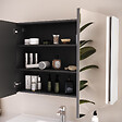 COSYNEO - Armoire de toilette miroir 100x70 cm - blanc - MIRANO - vignette