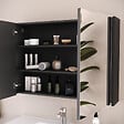 COSYNEO - Armoire de toilette miroir 100x70 cm - noir - MIRANO - vignette