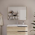 COSYNEO - Armoire de toilette miroir 100x70 cm - madera miel (chêne clair) - MIRANO - vignette