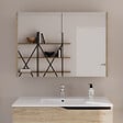 COSYNEO - Armoire de toilette miroir 90x70 cm - madera miel (chêne clair) - MIRANO - vignette