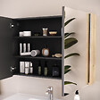 COSYNEO - Armoire de toilette miroir 90x70 cm - madera miel (chêne clair) - MIRANO - vignette