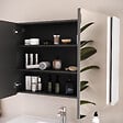 COSYNEO - Armoire de toilette miroir 90x70 cm - blanc - MIRANO - vignette
