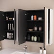 COSYNEO - Armoire de toilette miroir 120x70 cm - blanc - MIRANO - vignette