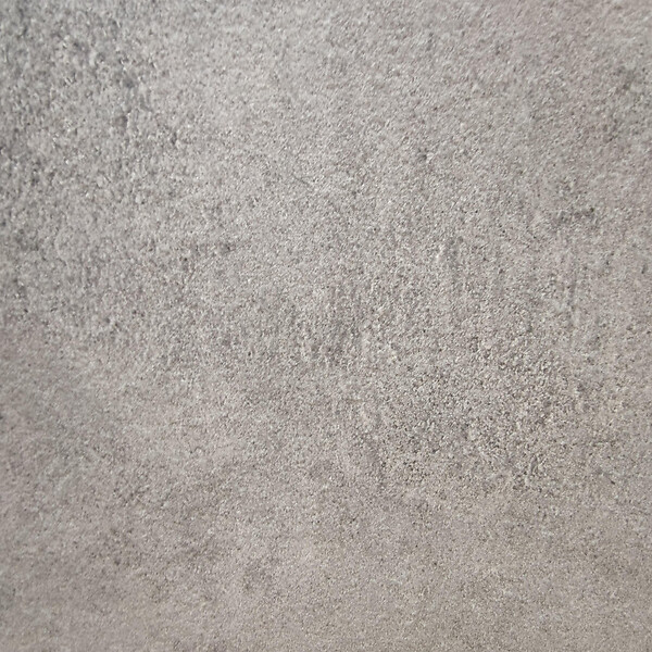 COSYNEO - Meuble de salle de bain 80cm simple vasque sur pieds avec porte et tiroirs - sans miroir - ciment (gris) - LAZARO - large