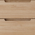 COSYNEO - Meuble de salle de bain 120cm double vasque - 6 tiroirs - sans miroir - roble era (chêne clair) - RIZA - vignette