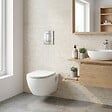 GROHE - Pack WC Bâti-support Rapid SL  + WC sans bride SAT + Abattant SoftClose + Plaque Chrome (RapidSL-Project-1) - vignette