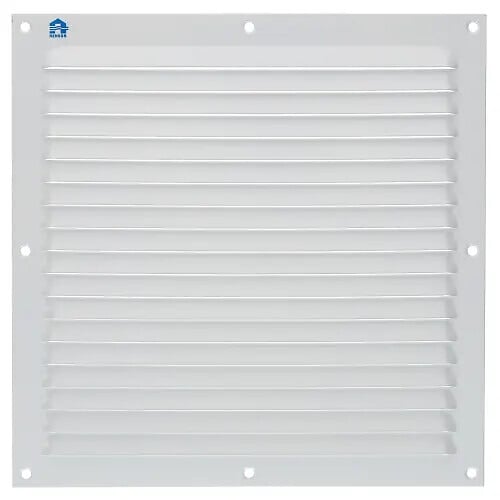 RENSON - Grille à persienne alu blanc 150x150 + moustiquaire 436-M - RENSON - 8693 - large