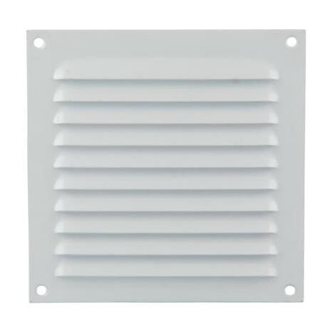 RENSON - Grille à persienne alu blanc 150x150 + moustiquaire 436-M - RENSON - 8693 - large