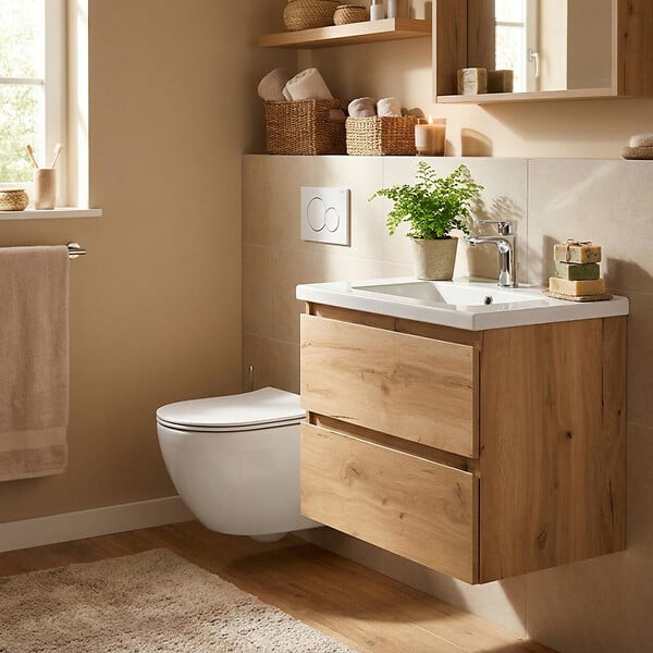 GEBERIT - Pack WC Bati Geberit + WC sans bride Swiss Aqua Technologies + Abattant SoftClose + Plaque + habillage (ProjectGeb3-sabo - large
